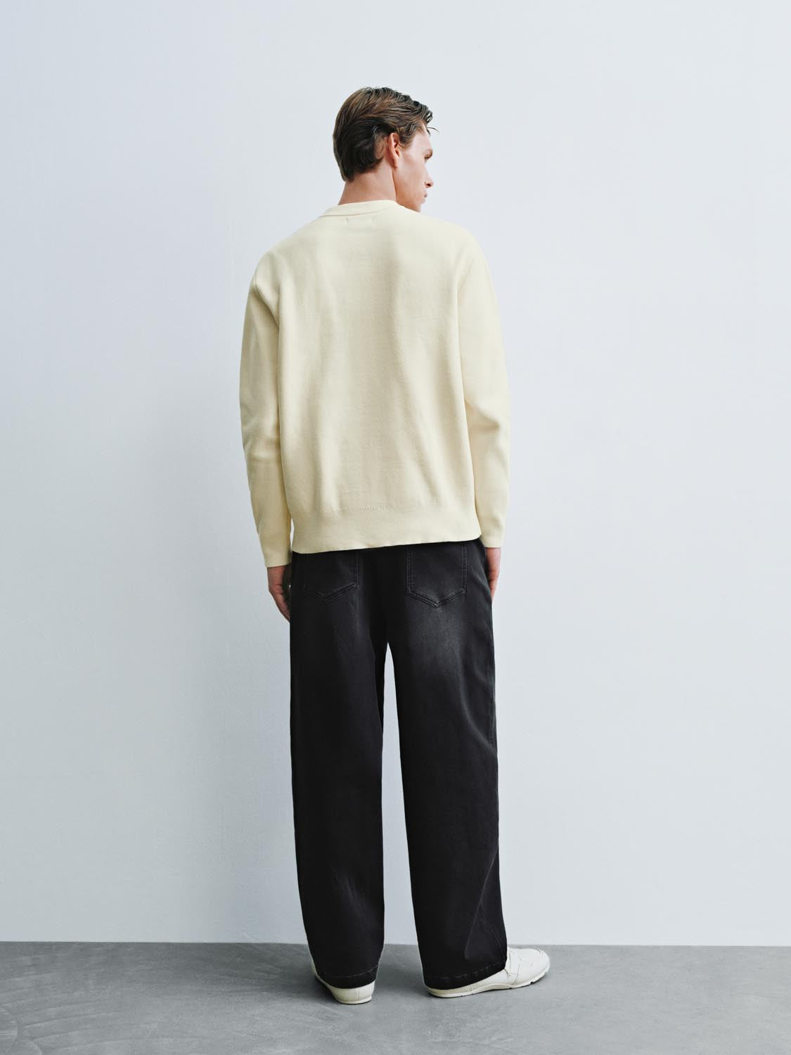 Graphic Long Sleeve Knitted T-Shirts