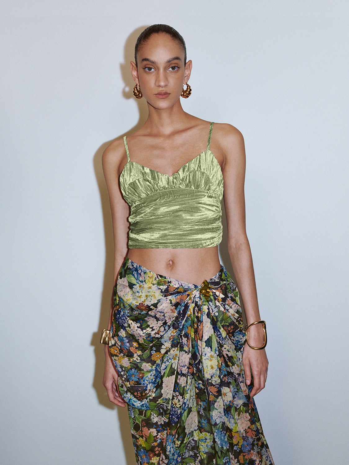 Ruched Cami Tops
