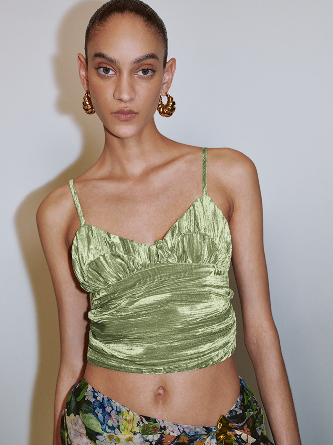Ruched Cami Tops