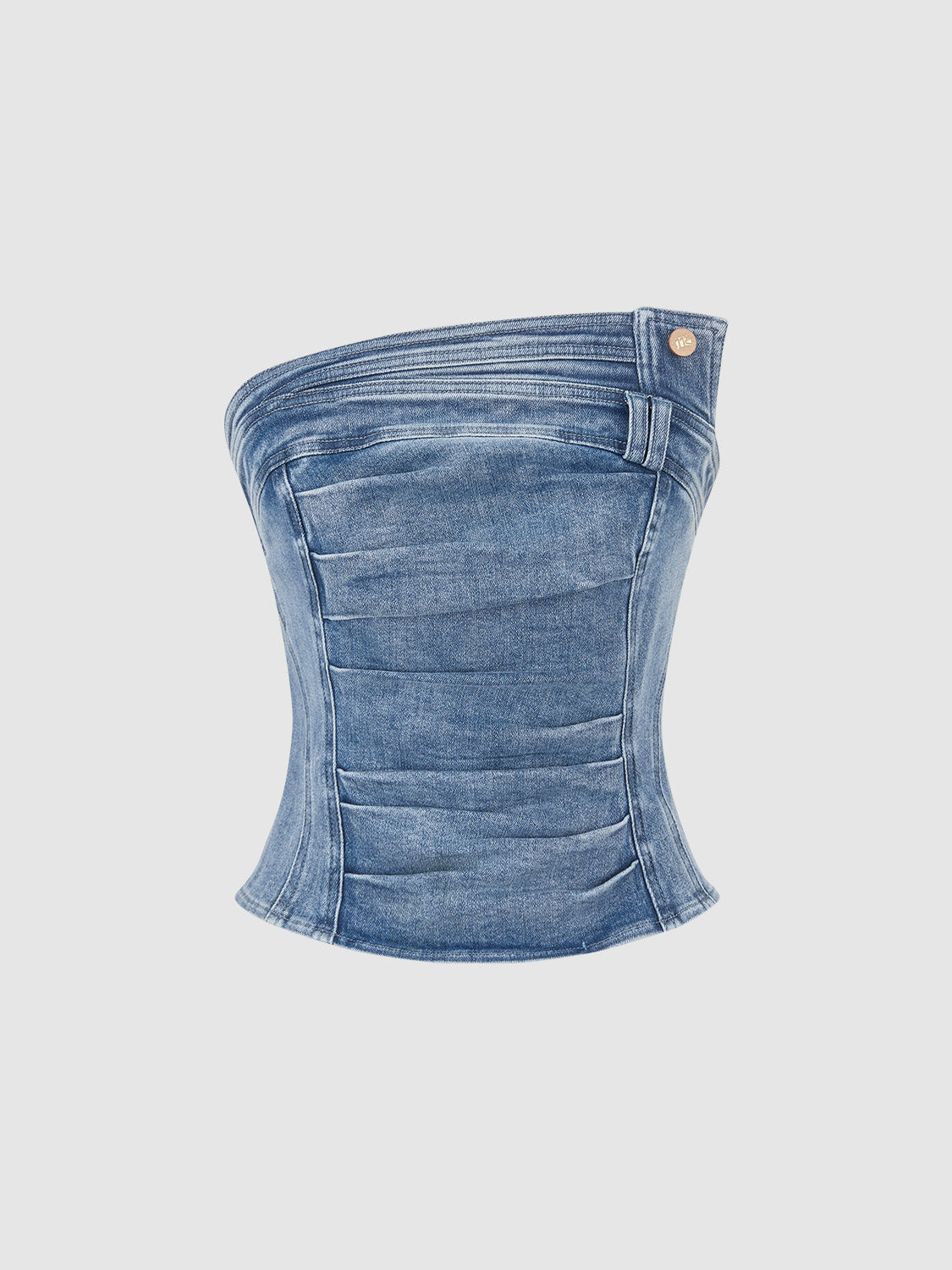 Denim Tube Top