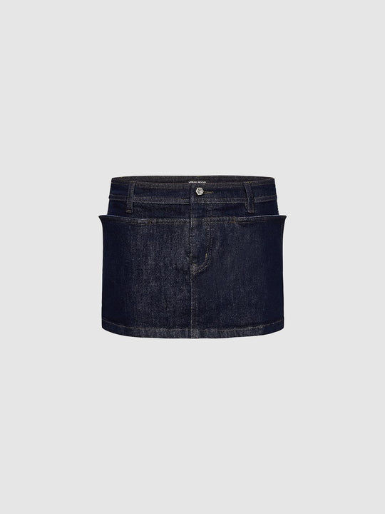 Denim Mini Skirts