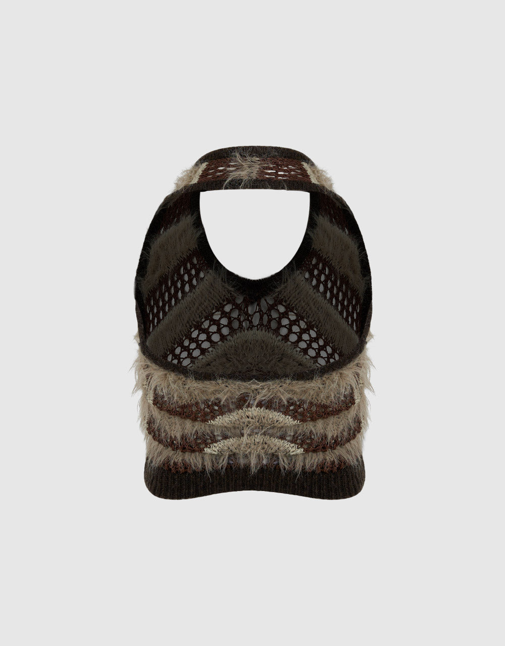 Fluffy Knitted Vest