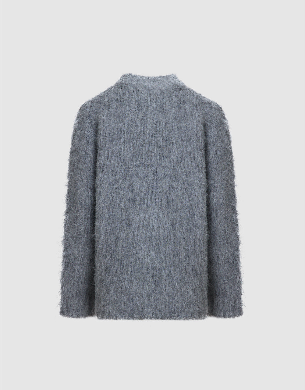 Fluffy Letter Print Knitted T-Shirt