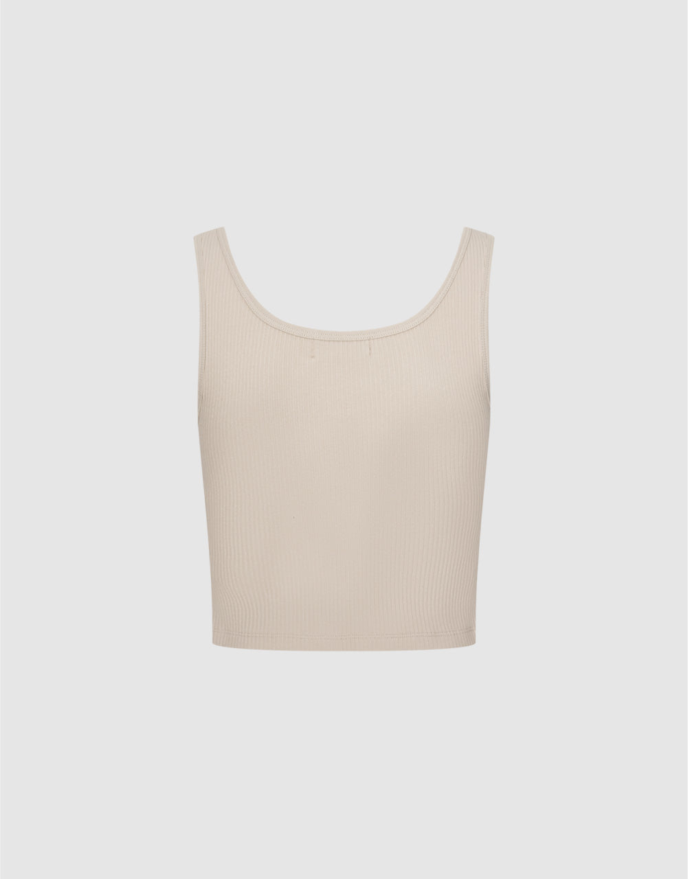 Button Half Placket Tank Top