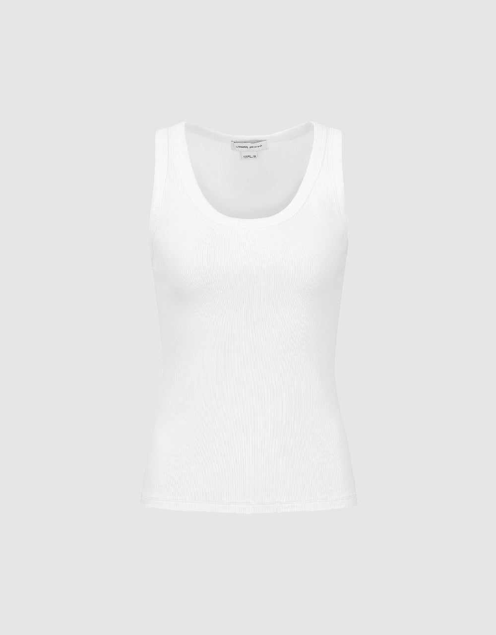 Crew Neck Knitted Tank Top