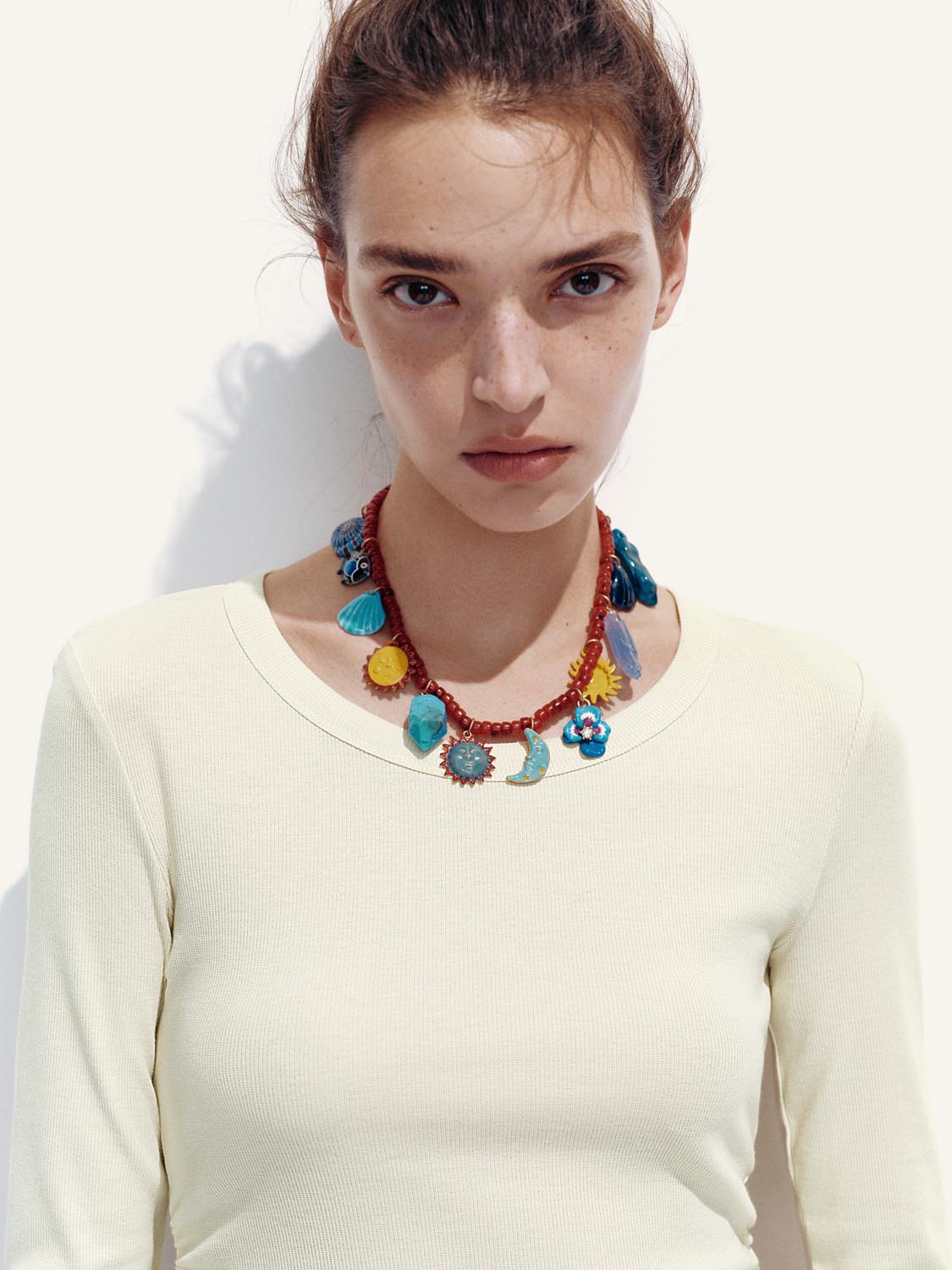 Ruched Long Sleeve T-Shirts