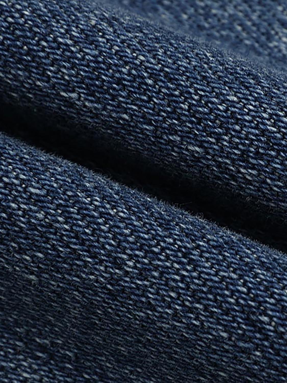 Cuffed Straight Leg Jeans