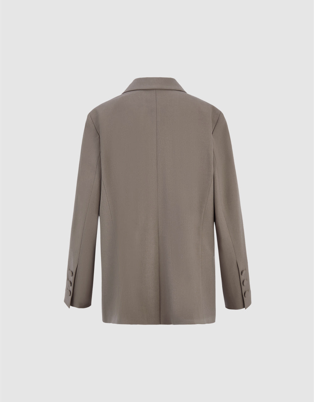 Tailored Blazer With Fake Pockets