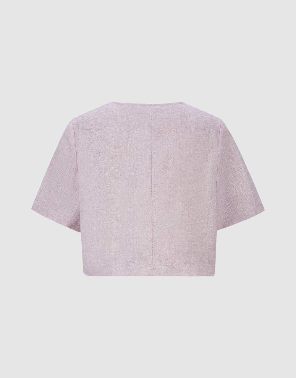 Short Sleeve Tweed Jacket
