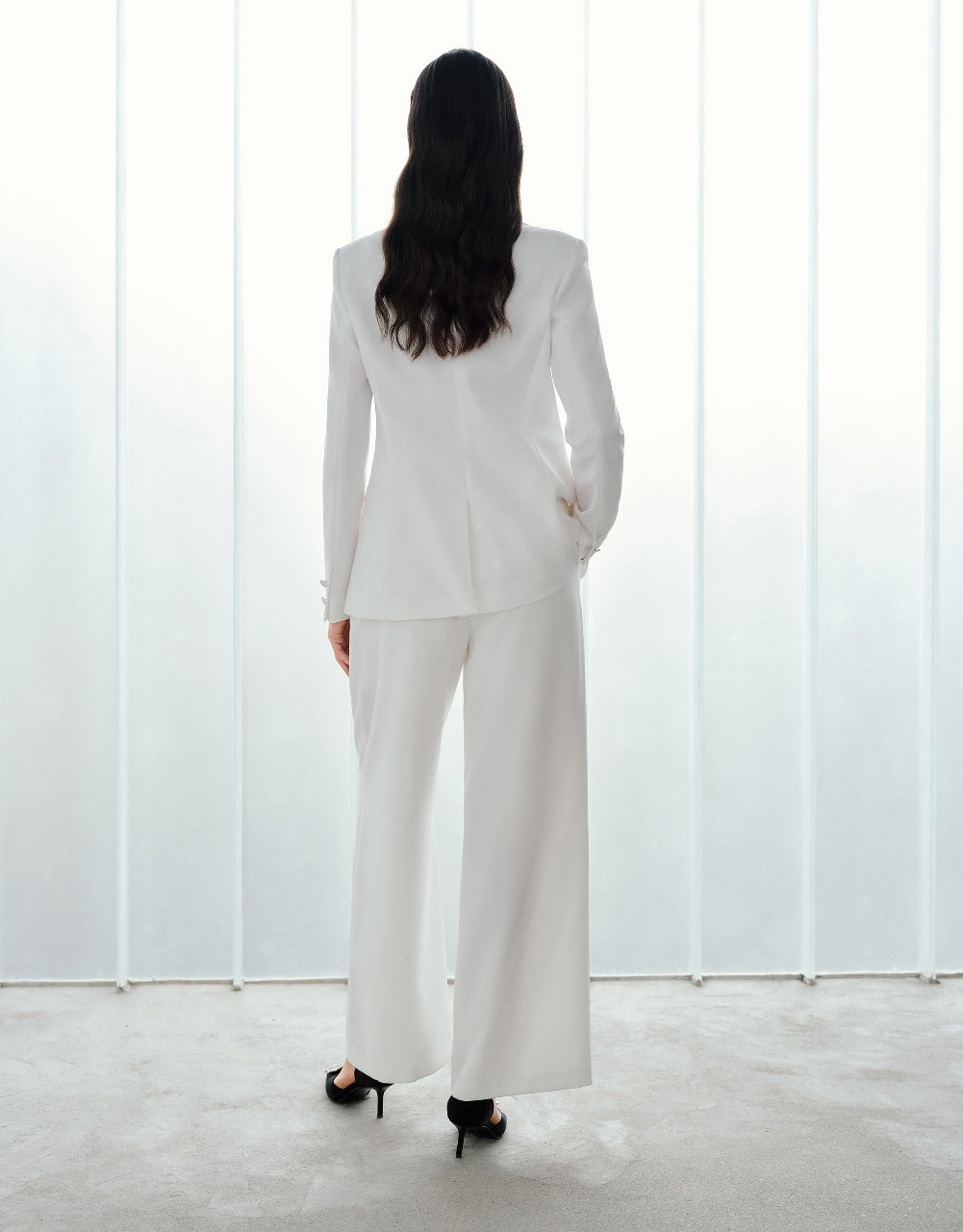 Notched Collar Blazer