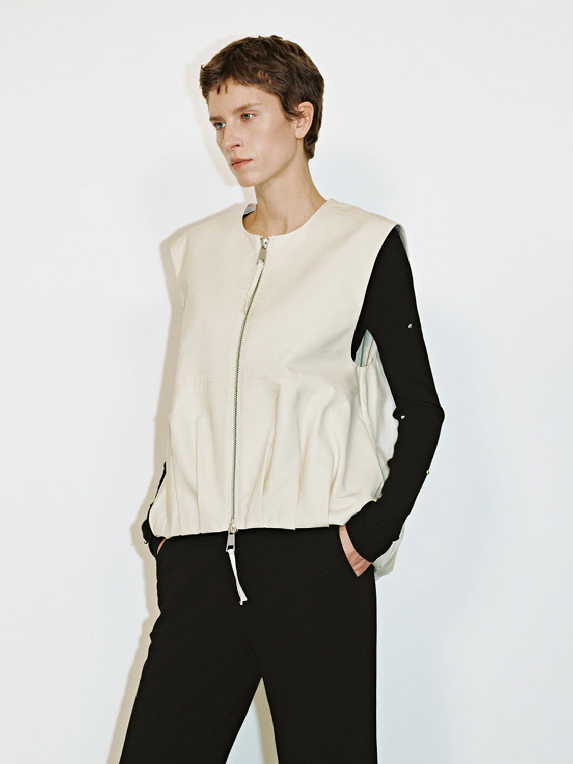Zip Up Front Vests