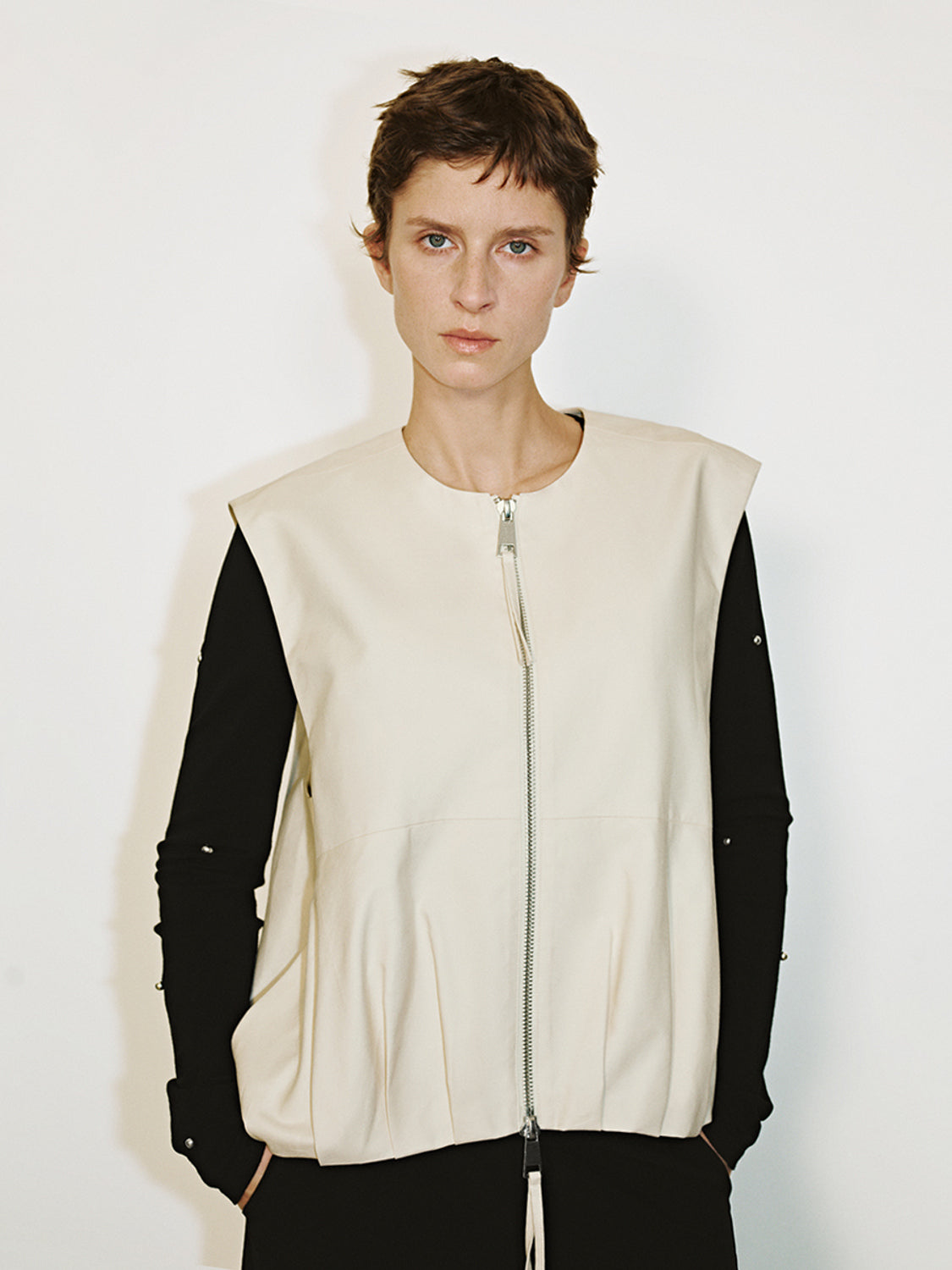 Zip Up Front Vests