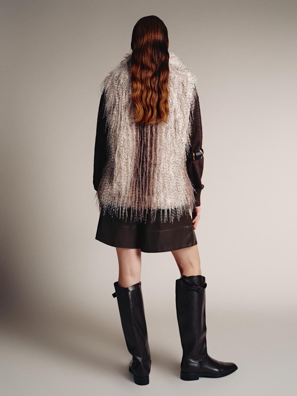 Sleeveless Faux Fur Jackets