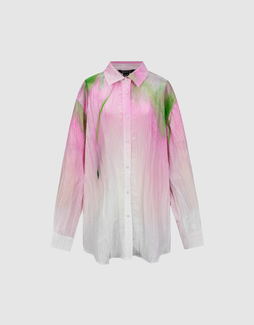 Printed Button Up Lapel Shirt