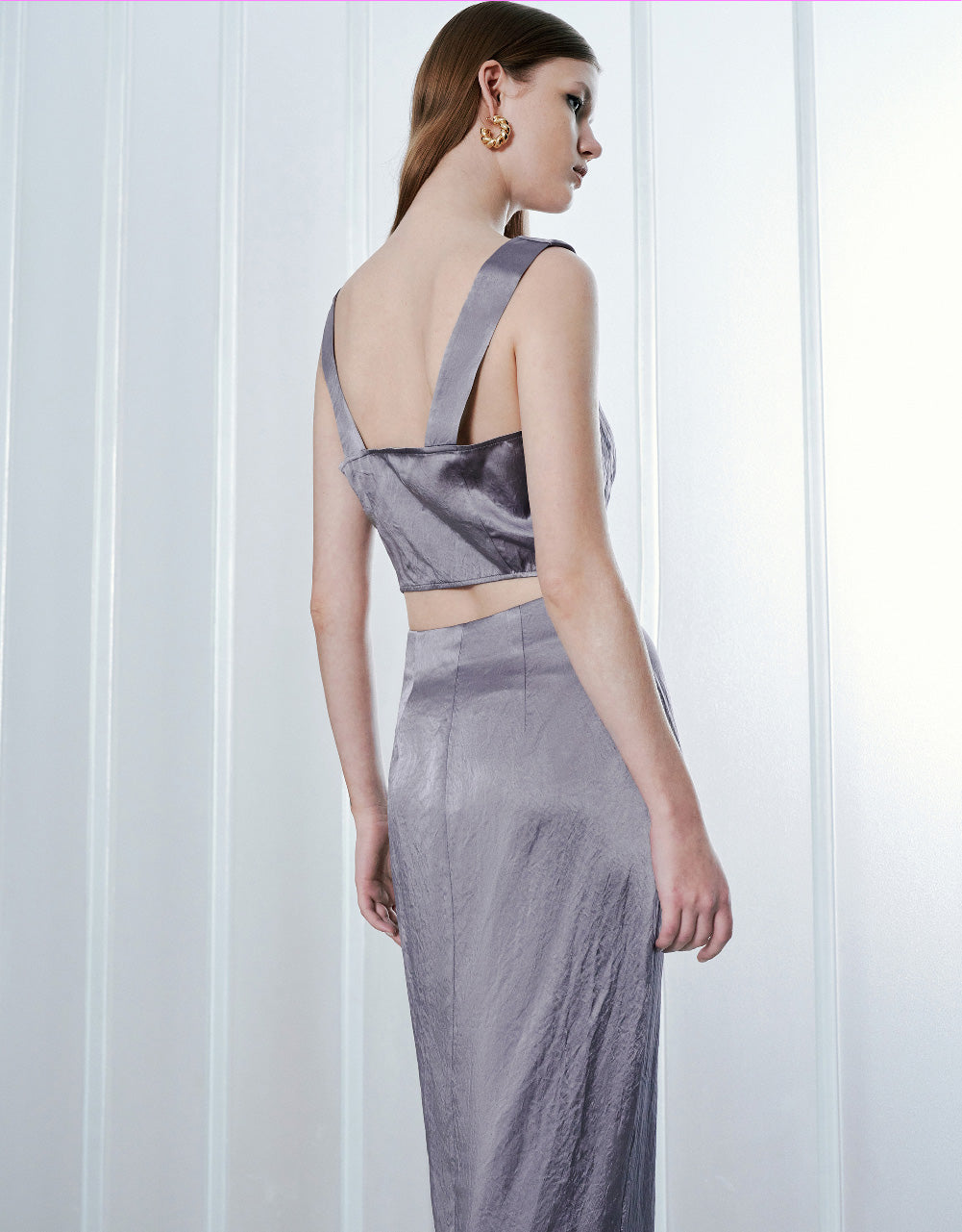 Silk Effect Sleeveless Blouse