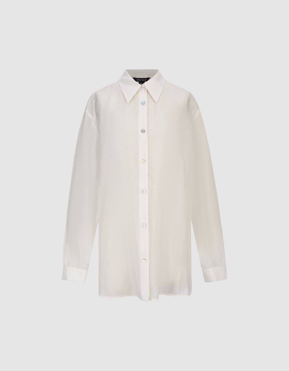 Drop Shoulder Sleeve Lapel Shirt