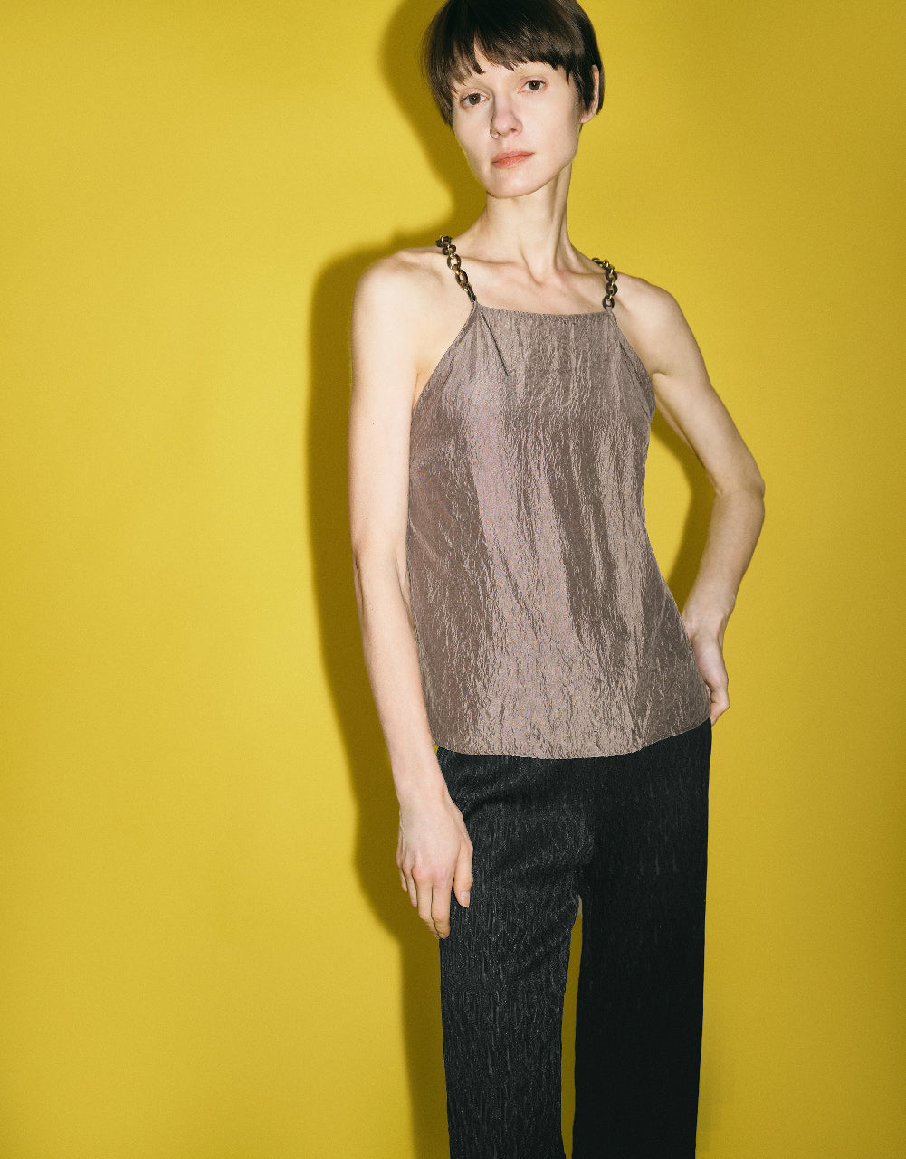 Chain Strap Cami Top