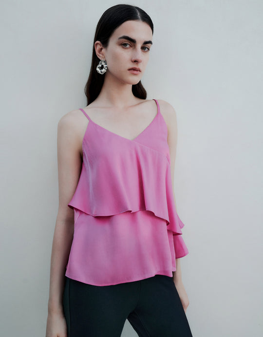 Surplice Front Cami Top