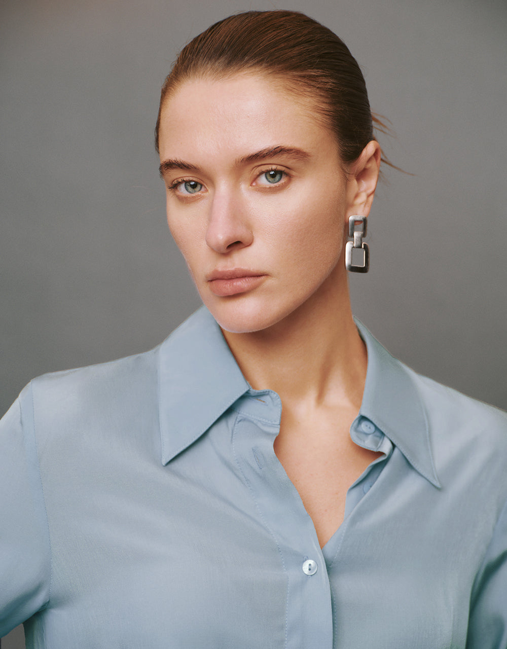 Button Up Straight Shirt