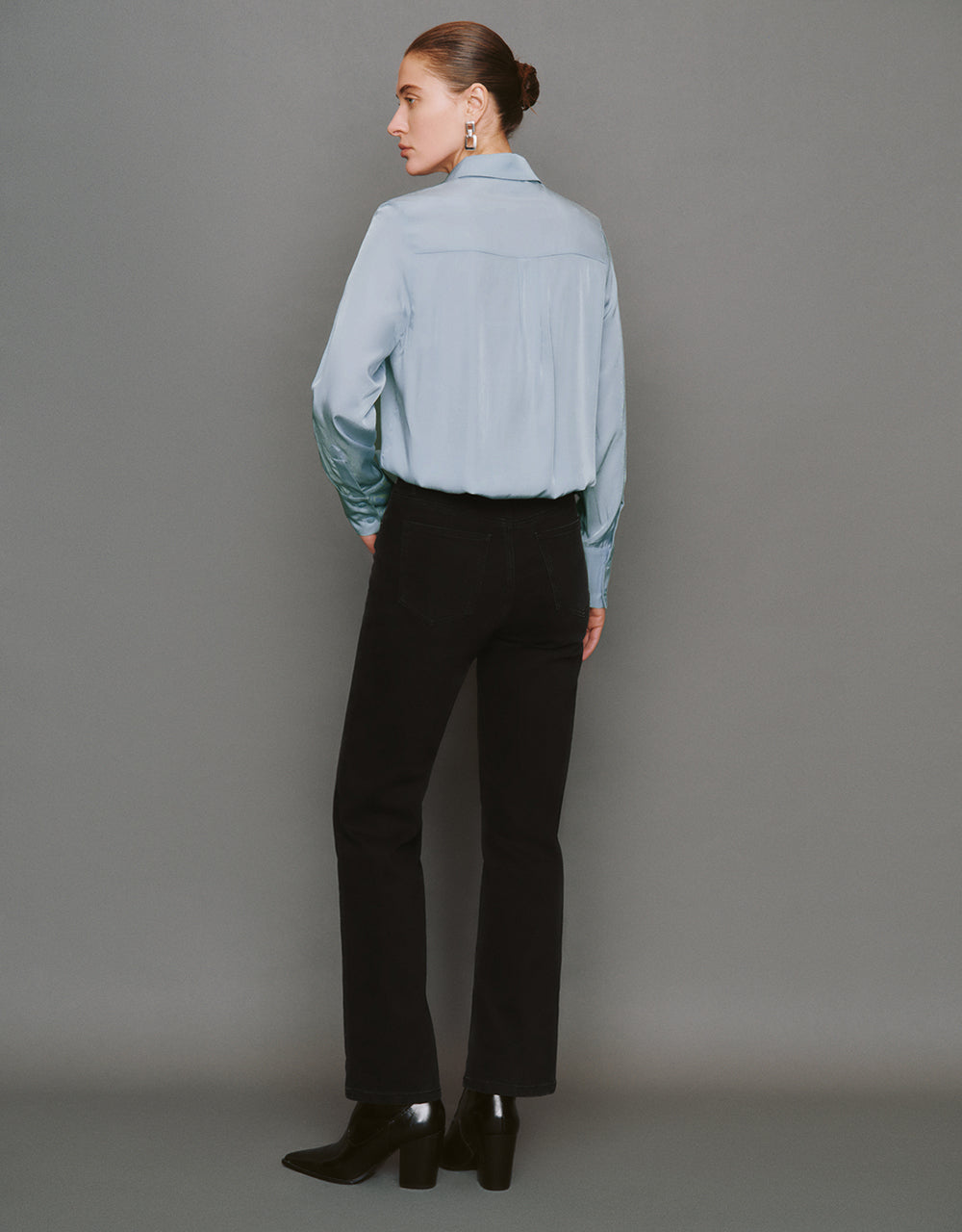 Button Up Straight Shirt