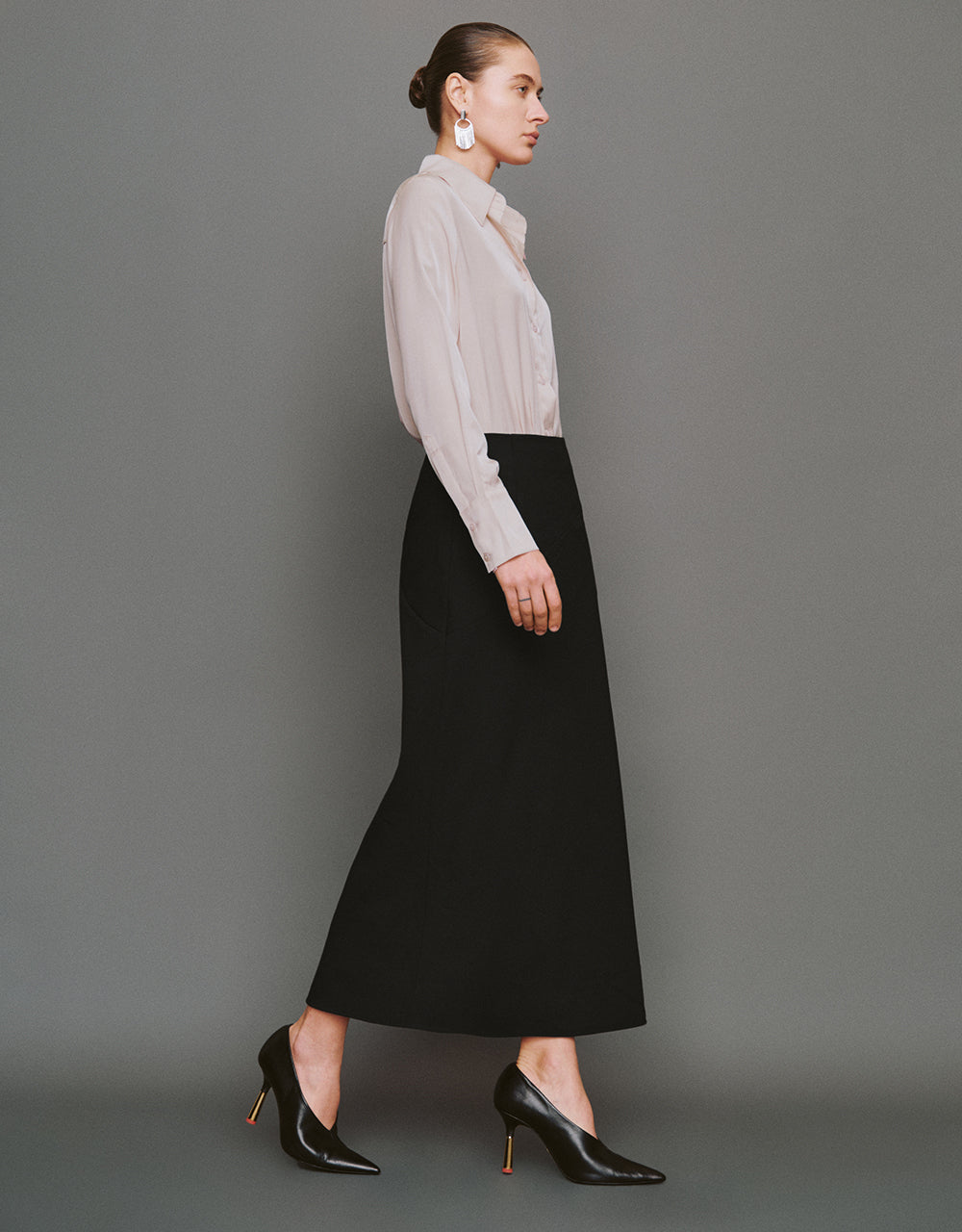 Button Up Straight Shirt