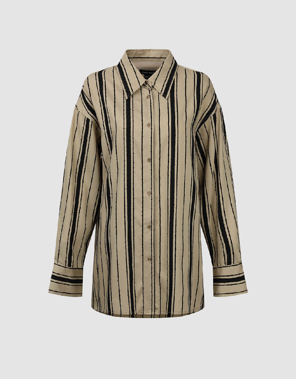 Striped Straight Loose Shirt