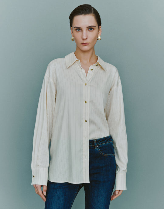 Button Up Straight Shirt