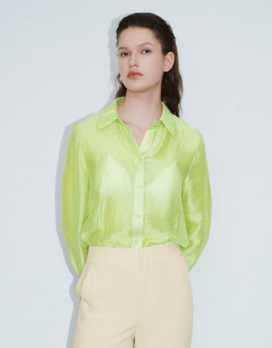 Button Up Straight Shirt