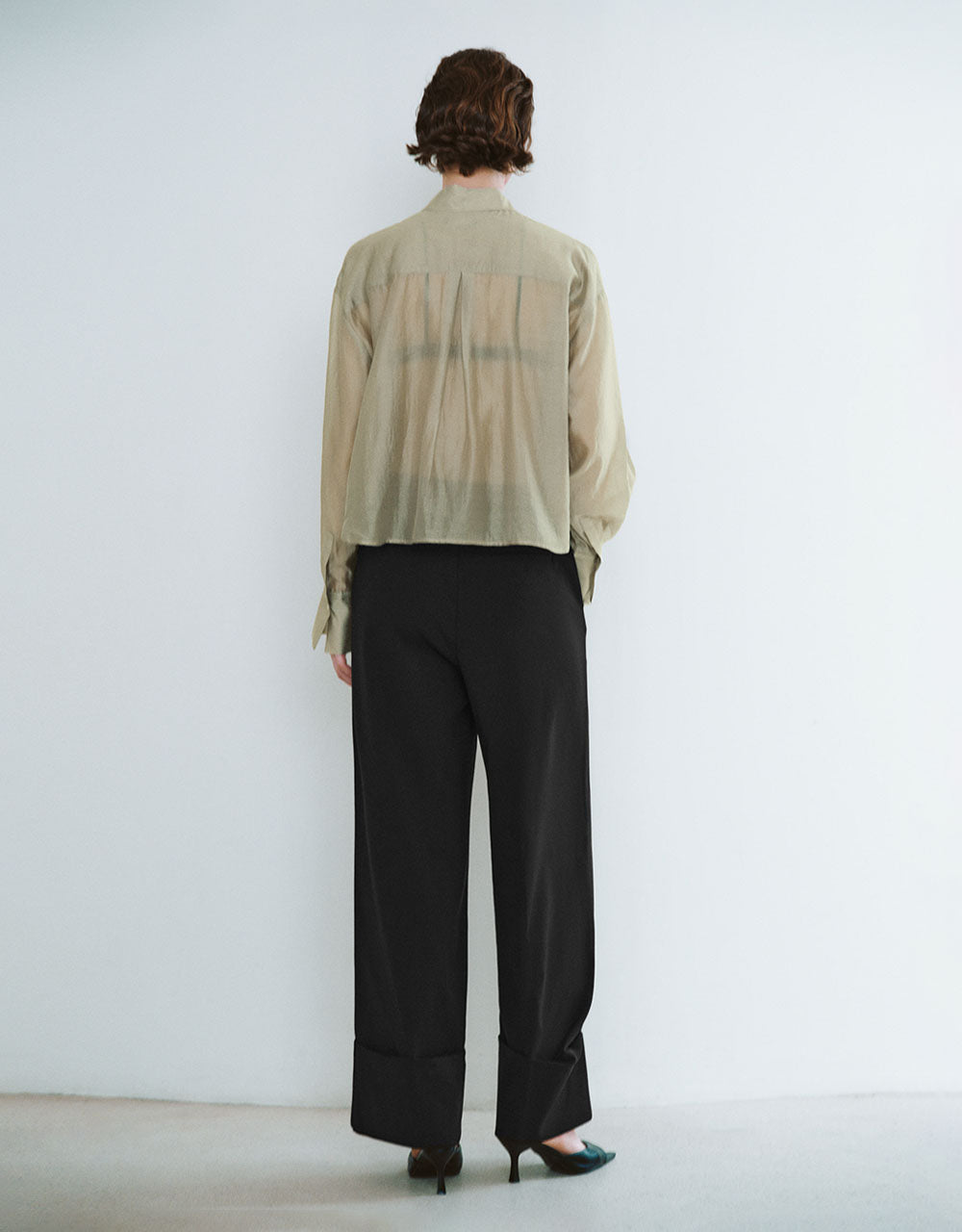 Straight Lapel Shirt
