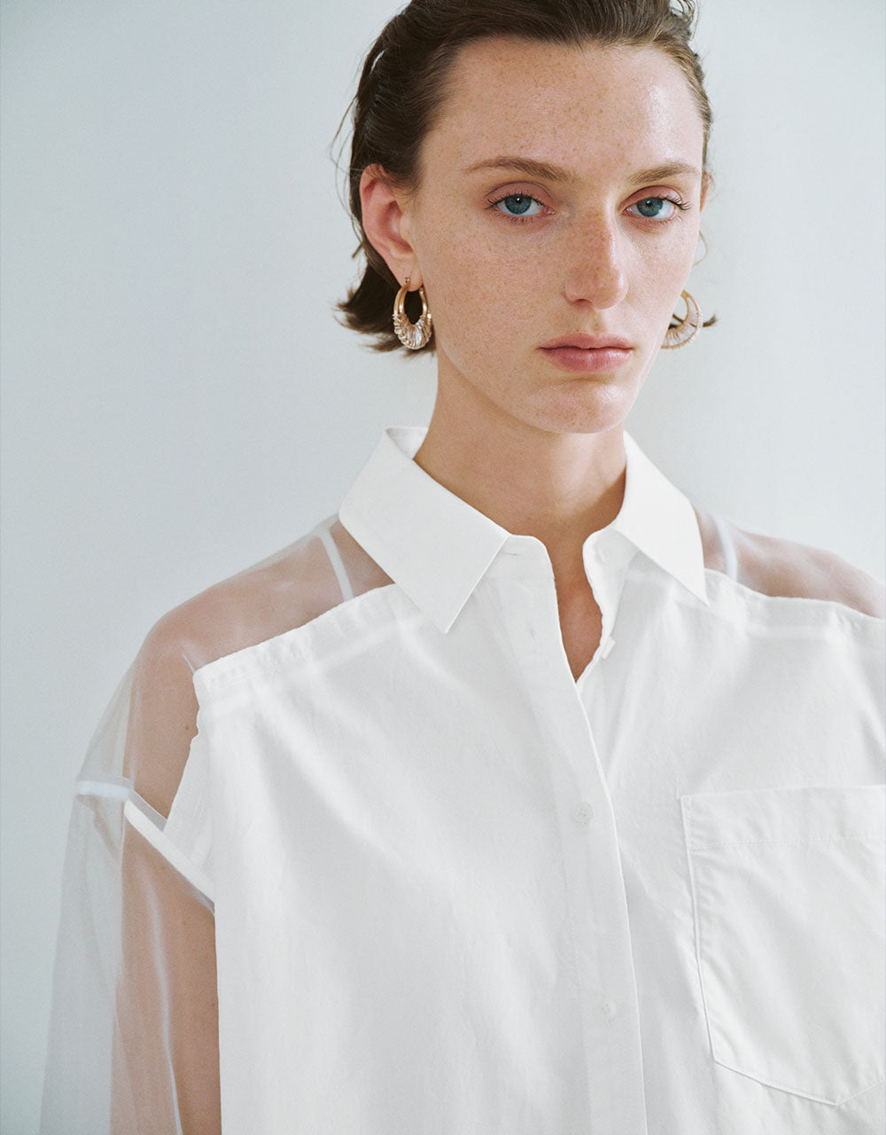 Button Up Straight Shirt