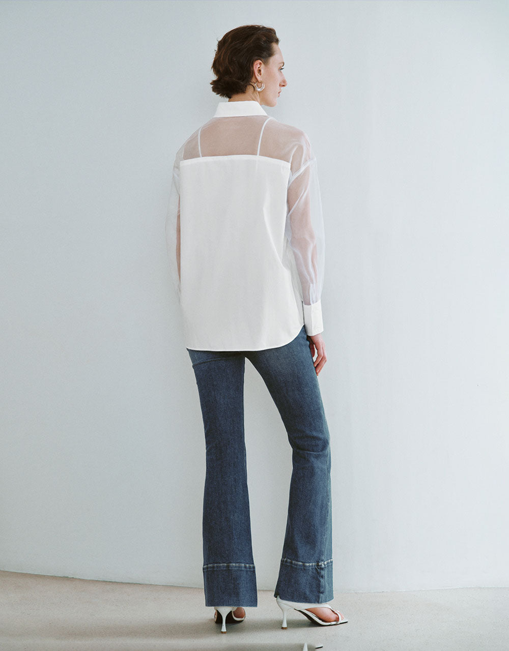 Button Up Straight Shirt