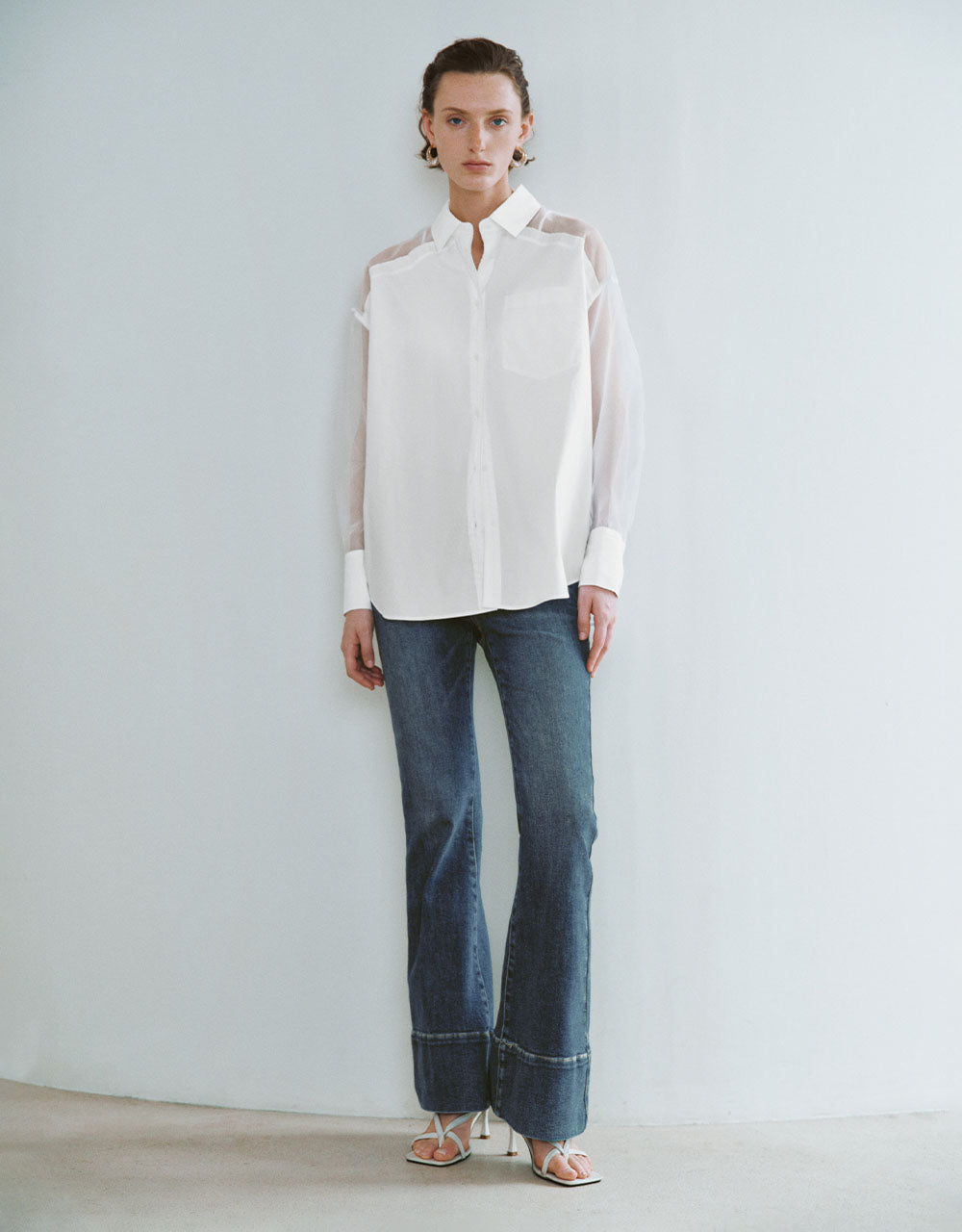 Button Up Straight Shirt