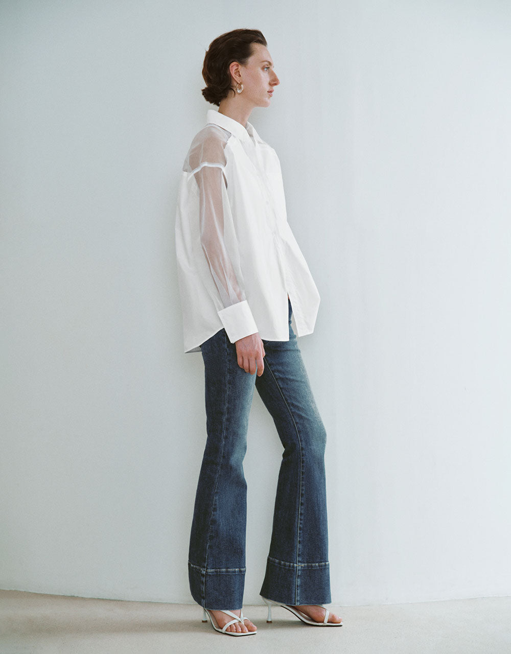 Button Up Straight Shirt