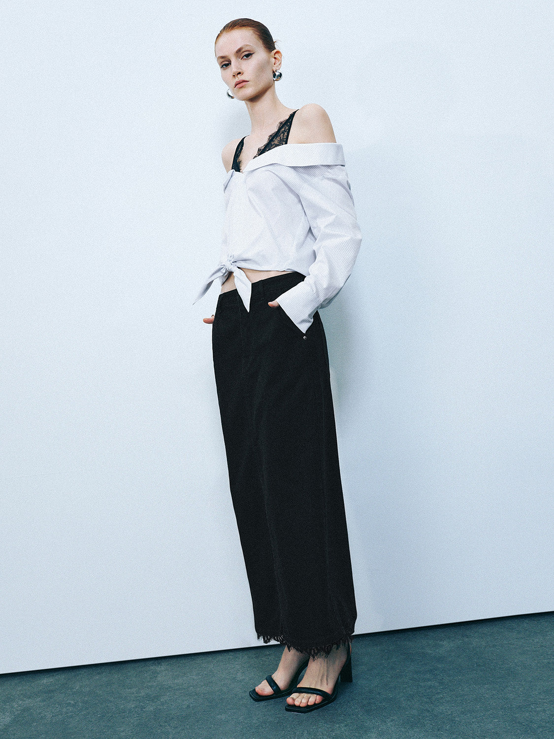 2 In 1 Off-Shoulder Blouse