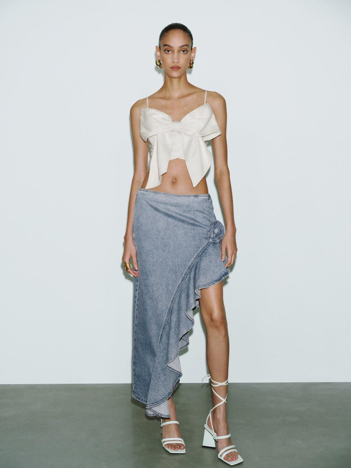 Bow Décor Cami Tops