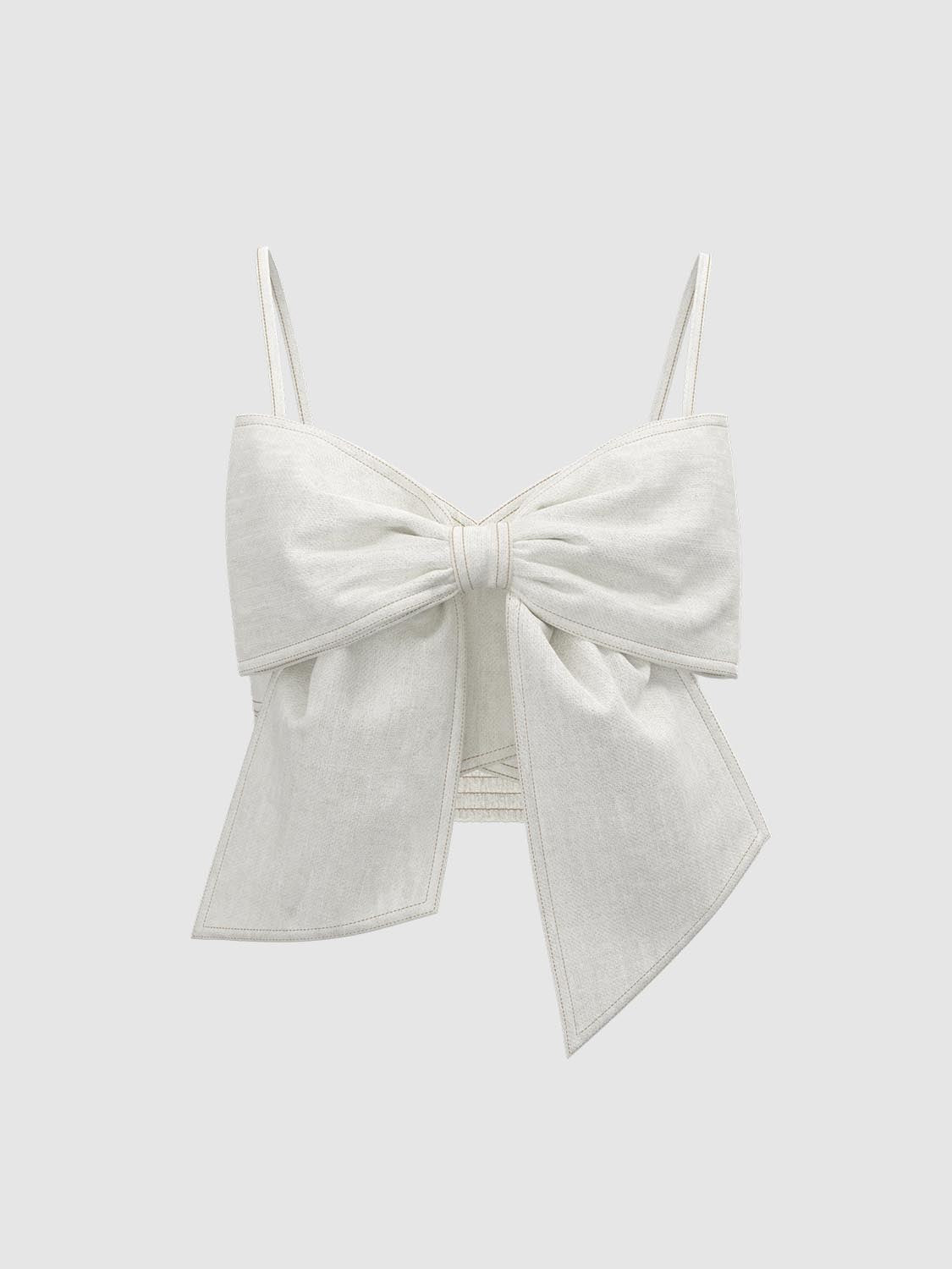 Bow Décor Cami Tops