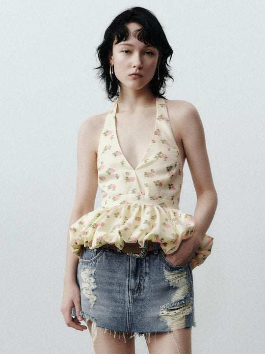 Halter Neck Cami Tops