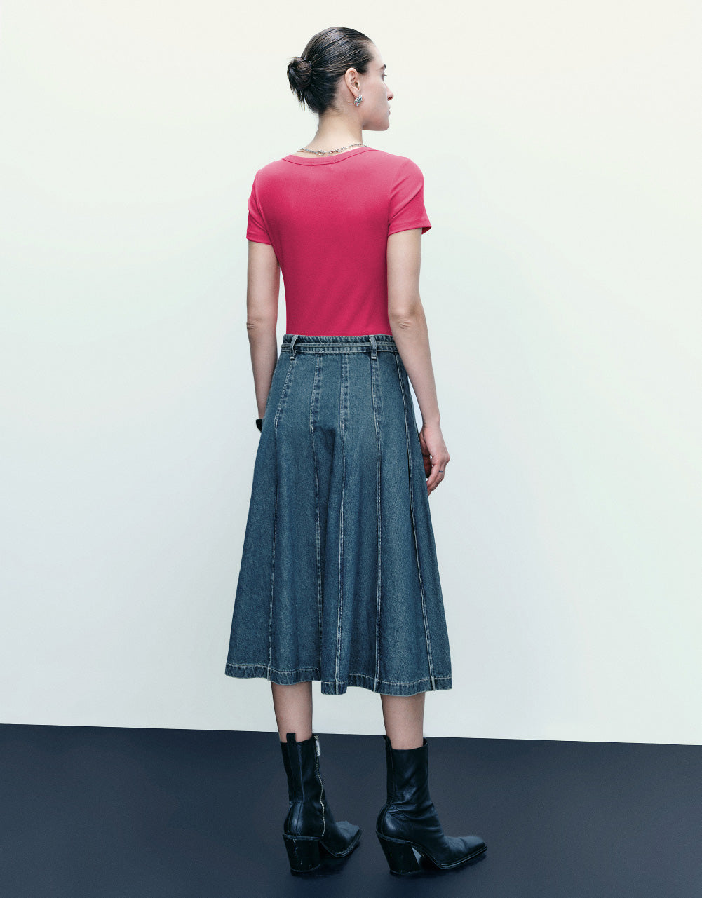 Crew Neck Skinny T-Shirt