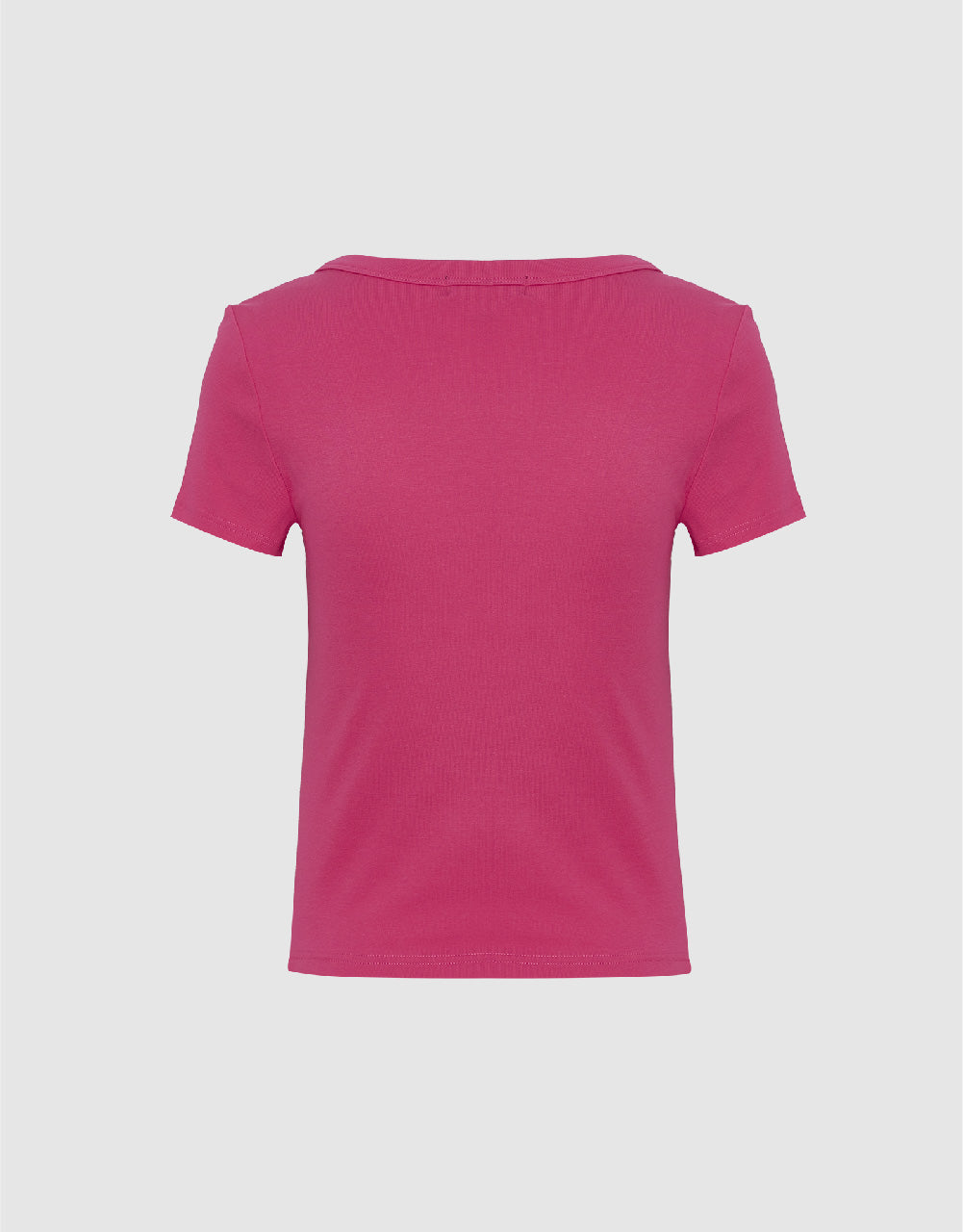 Crew Neck Skinny T-Shirt