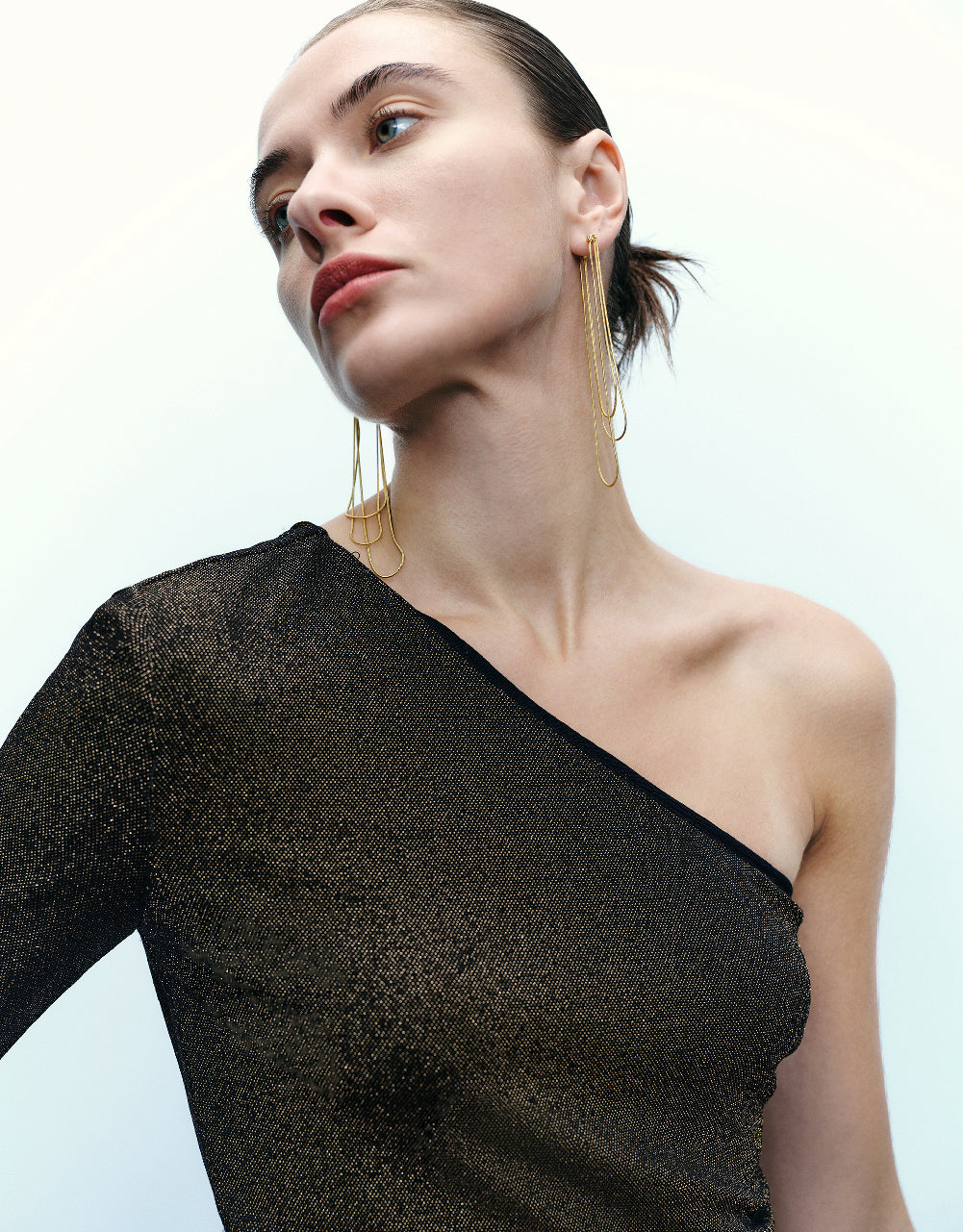 One Shoulder Skinny T-Shirt