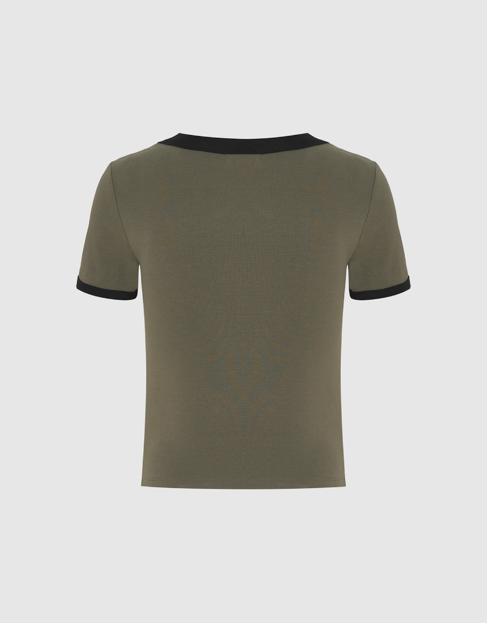 Contrast Crew Neck T-Shirt