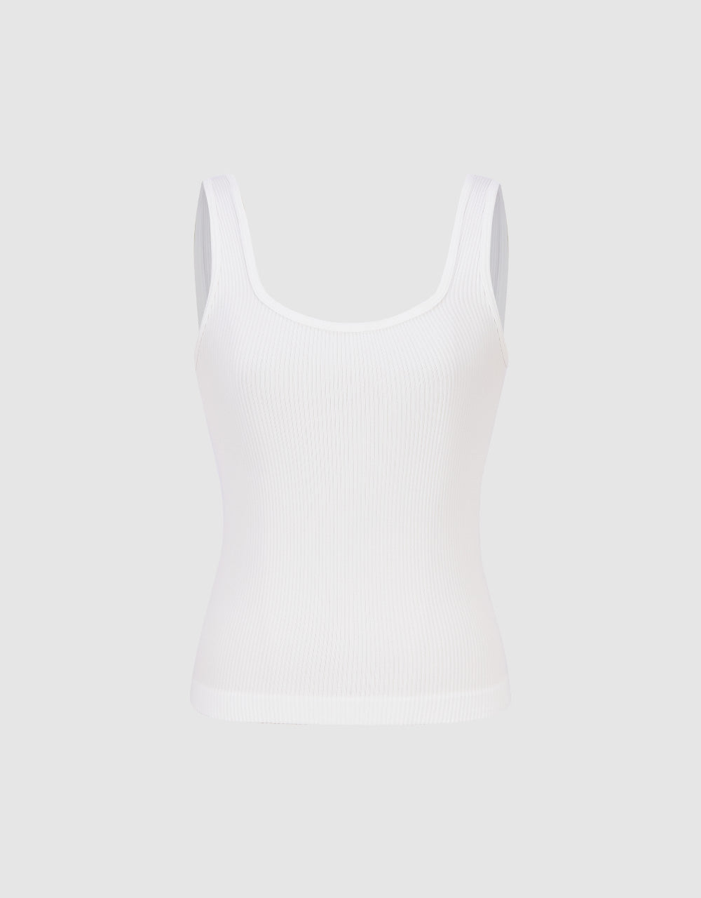 Knitted U Neck Tank Top