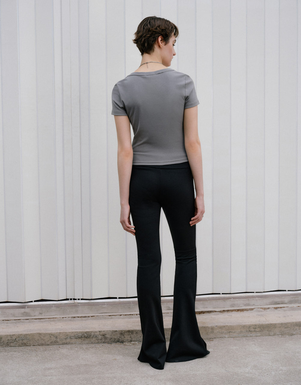 Crew Neck Skinny T-Shirt