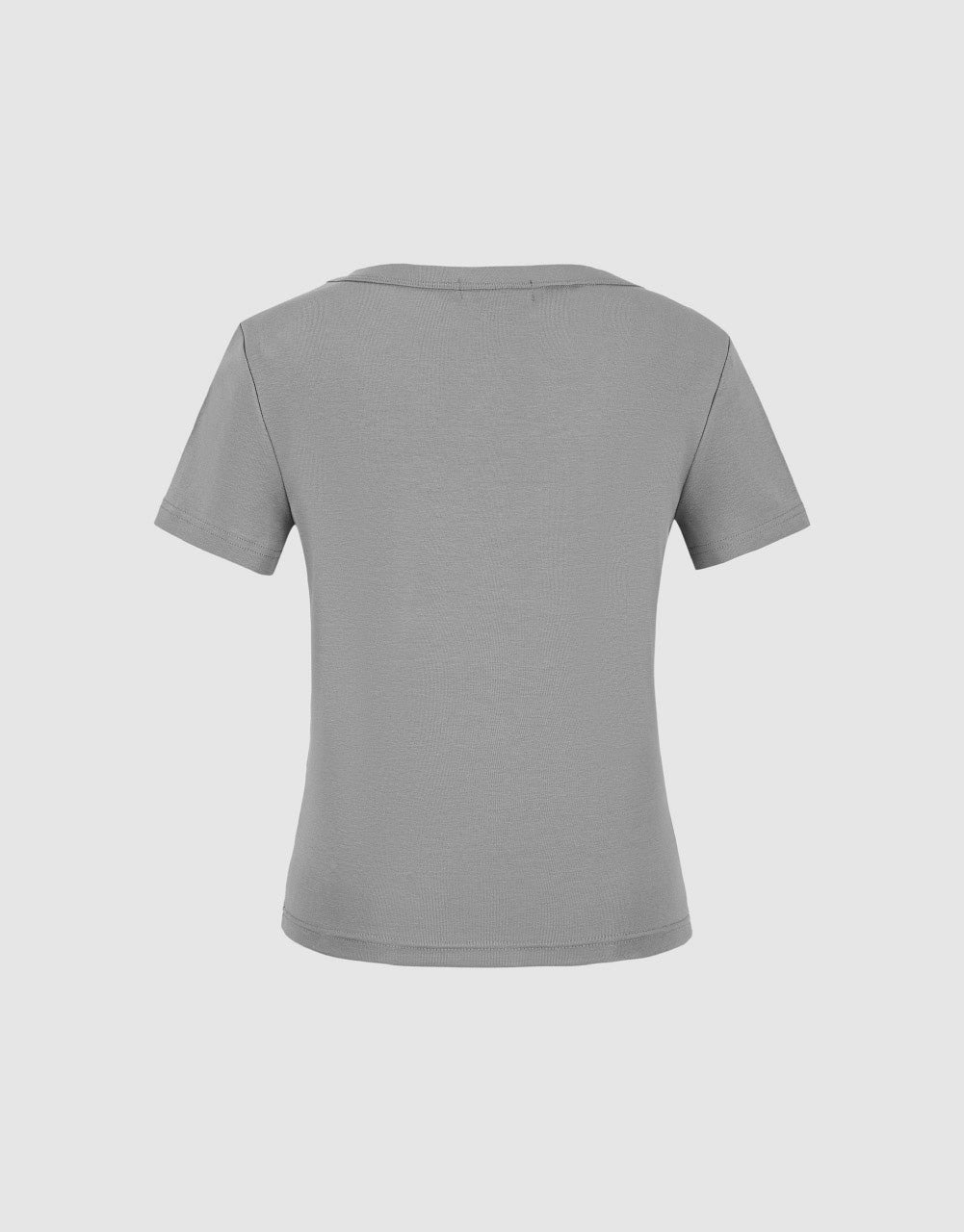 Crew Neck Skinny T-Shirt