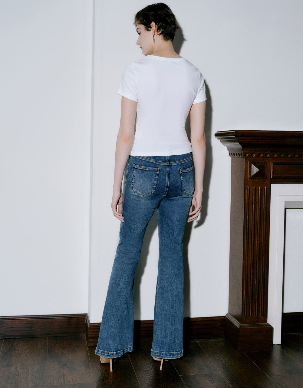 Crew Neck Skinny T-Shirt