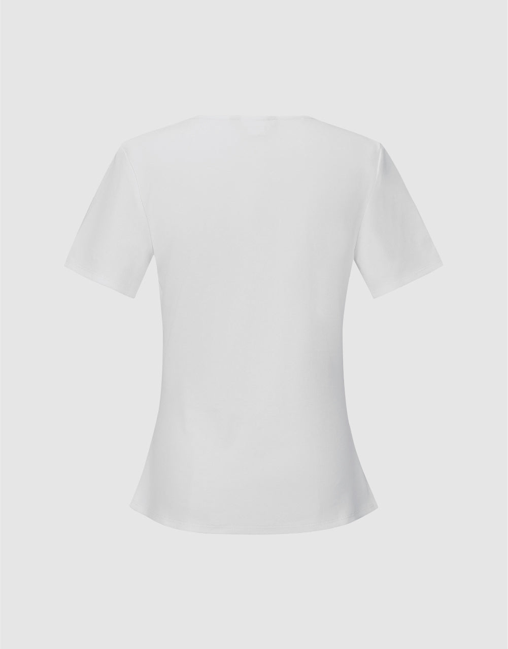 Twist V-Neck Skinny T-Shirt