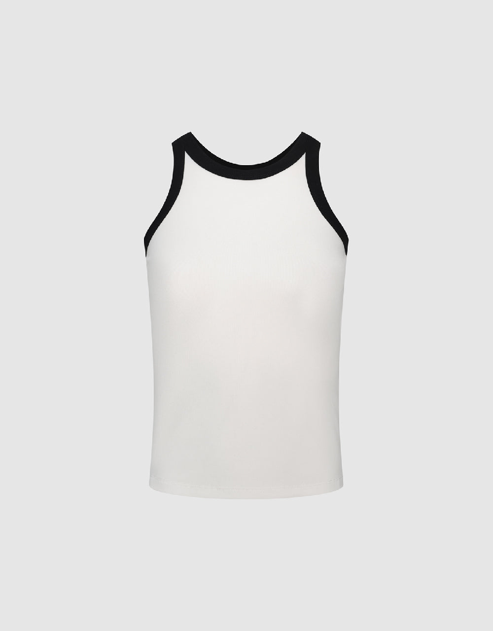 Crew Neck Knitted Tank Top