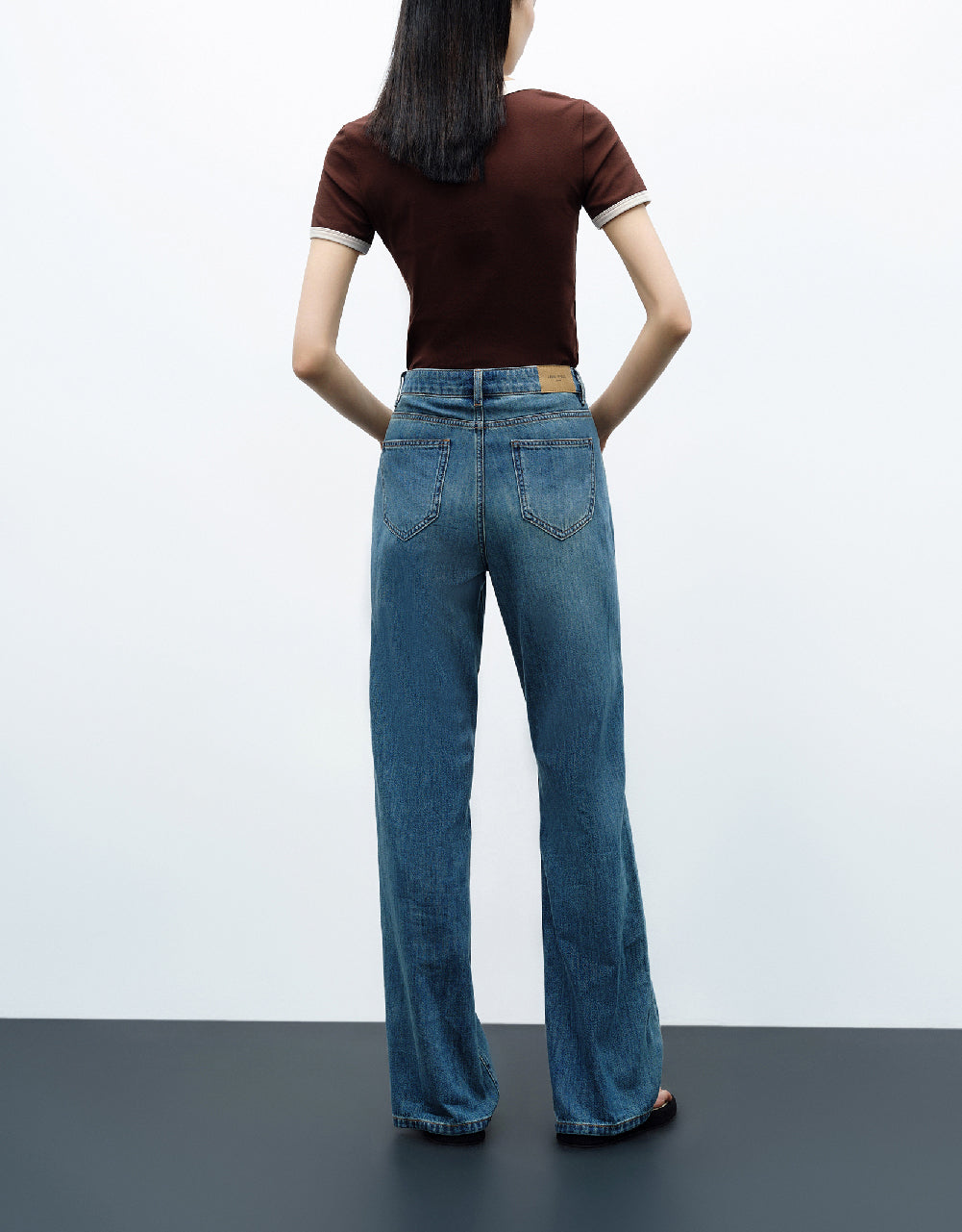 Crew Neck Skinny T-Shirt