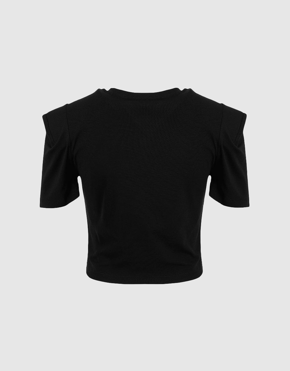 Crew Neck Skinny Knitted T-Shirt