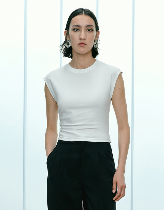 Crew Neck Skinny Tank Top